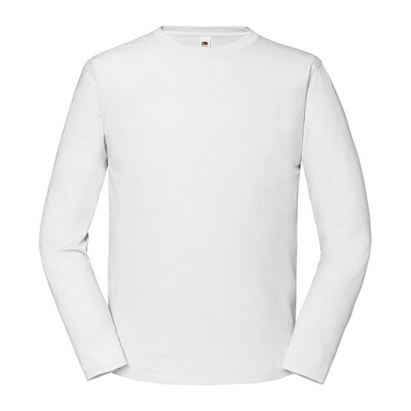 Fruit of the Loom Mens Iconic Premium Long-Sleeved T-Shirt M Wh White M