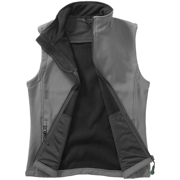 Result Dam/Kvinnor Softshell Body Warmer XL Charcoal Grey/Bla Charcoal Grey/Black XL