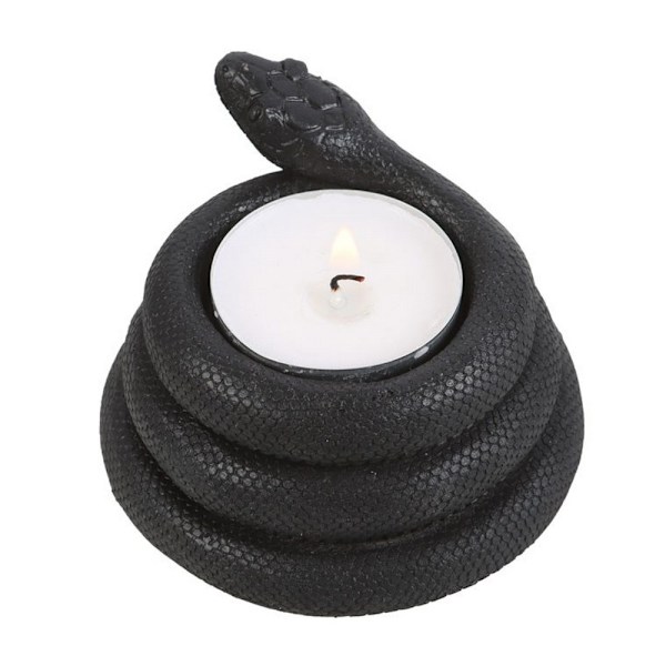 Något Annorlunda Orm Tealight Hållare En Storlek Svart Black One Size