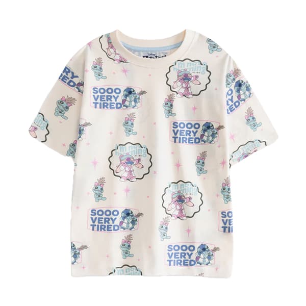 Lilo & Stitch Flickor Mindre Dramas Korta Pyjamas Set (2-pack) 5- Multicoloured Print 5-6 Years
