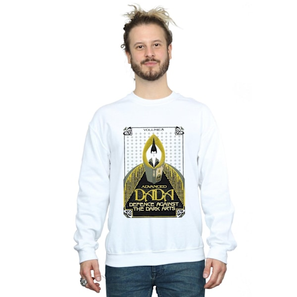 Fantastiska vidunder Mäns Advanced DADA Sweatshirt 4XL Vit White 4XL