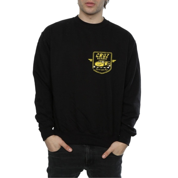 Disney Man Cars Cruz Ramirez Faux Pocket Logo Sweatshirt L Bla Black L