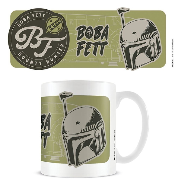 Star Wars: The Book Of Boba Fett Teknisk Mugg One Size Vit/Grön White/Green One Size
