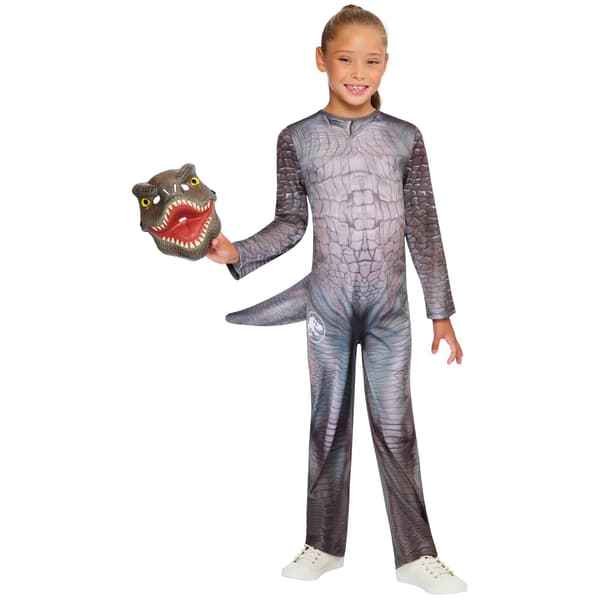 Jurassic World Barn/Barn Halloween Kostym 5-6 År Grå Grey 5-6 Years
