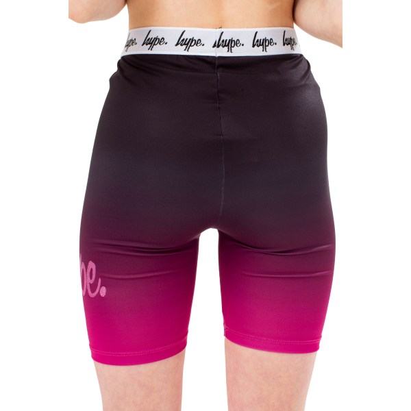 Hype Girls Fade Script Cykelshorts 13 År Bär/Svart/Vit Berry/Black/White 13 Years