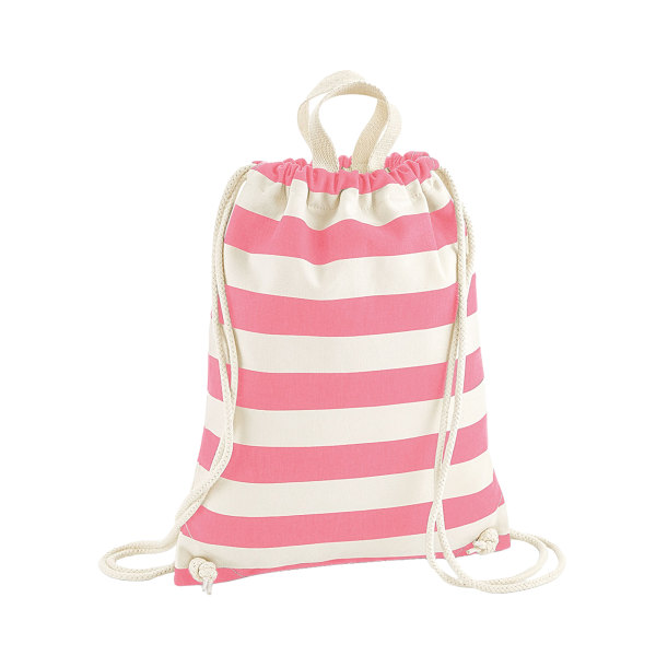 Westford Mill Nautical Dragsnöre Väska One Size Naturlig/Rosa Natural/Pink One Size