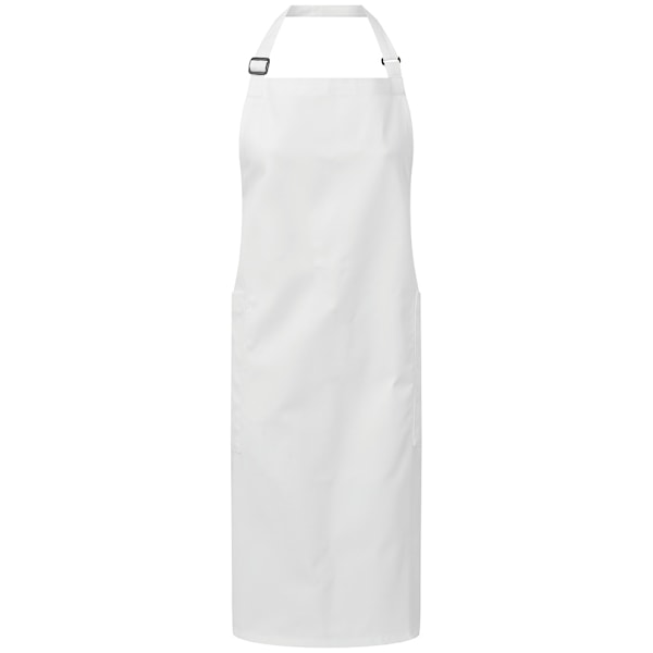 Premier Unisex Vuxen Organisk Fairtrade Certifierad Full Förkläde En White One Size