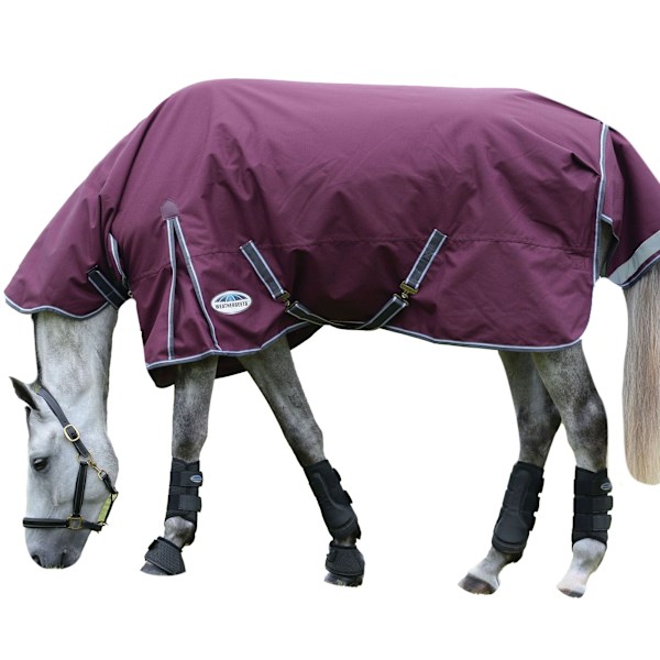 Weatherbeeta Comfitec Plus Dynamic II Combo Neck Midweight Hästtäcke Maroon/Grey/White 4´ 6