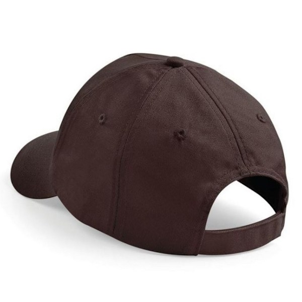 Beechfield Unisex Original 5-Panel Baseballkeps i enfärgad design, One Size Chocolate One Size