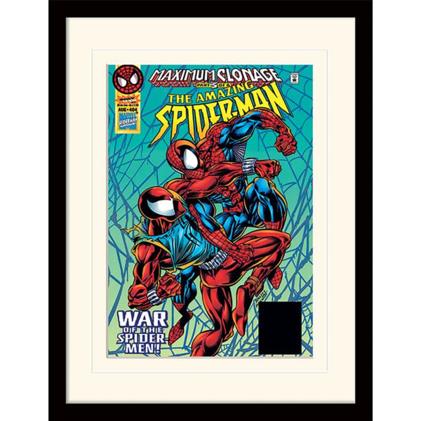 Spider-Man Maximum Clonage monterad tryck 40 cm x 30 cm flerfärgad Multicoloured 40cm x 30cm