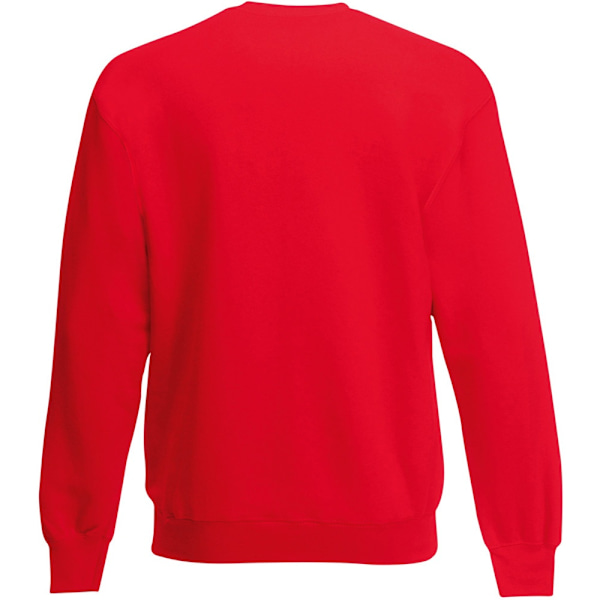 Fruit Of The Loom Herr Set-In Belcoro® Garn Sweatshirt M Röd Red M