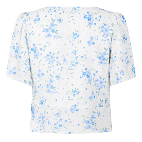 Jack Wills Dam/Dam Keyhole Regular Kortärmad Blus 1 White 16 UK