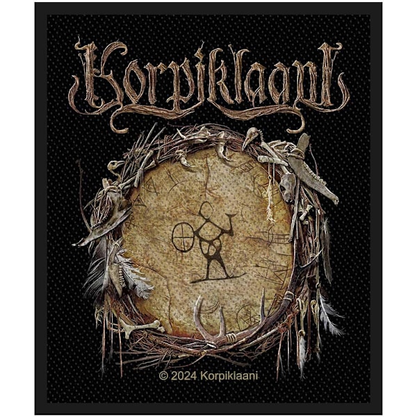 Korpiklaani Rankarumpu Woven Standard Patch One Size Svart/Brun Black/Brown One Size