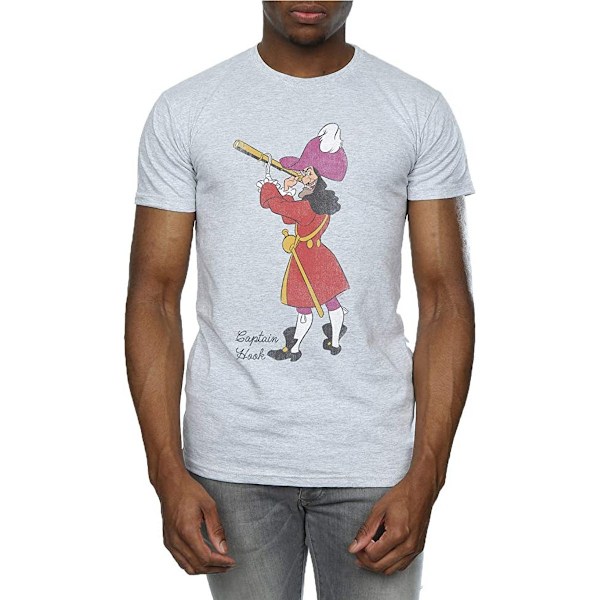 Peter Pan Classic Captain Hook Heather T-shirt M Grå Grey M