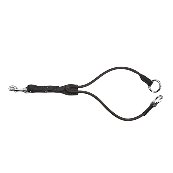 Velociti Gara Elastisk Läderhäst Springande Martingal Cob Black Cob