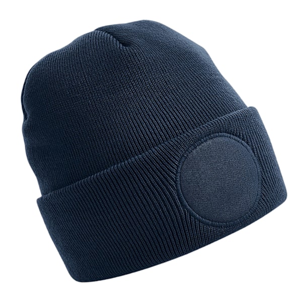 Beechfield Cirkellappad Beanie, One Size, Marinblå French Navy One Size