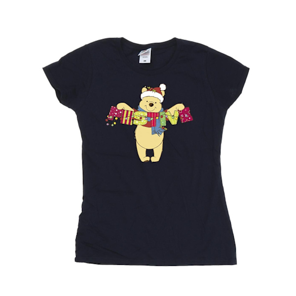 Disney Dam/Dam Winnie The Pooh Festlig Bomull T-shirt M N Navy Blue M
