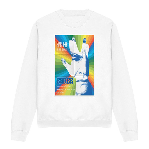 Star Trek Unisex Vuxen The Next Generation Säsong 3 Avsnitt 23 White S