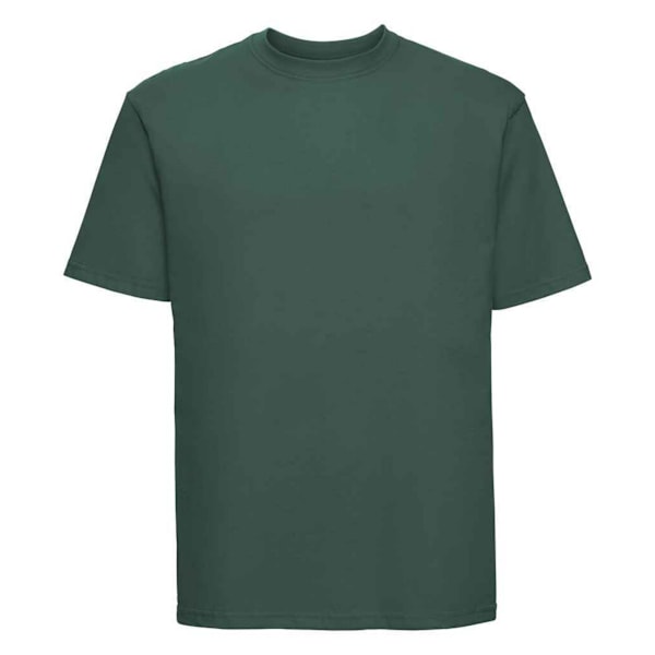 Russell Herr T-shirt i ringspun bomull, klassisk modell, XS, flaskgön Bottle Green XS