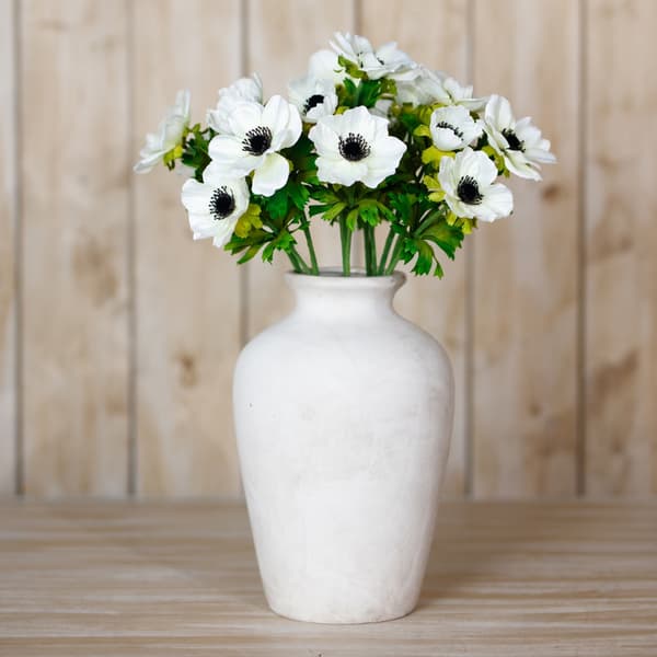 Hill Interiors Anemone Spray Konstgjord Blomma One Size Vit White One Size