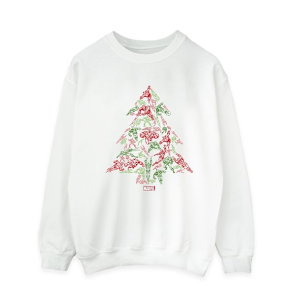Marvel Julgranströja för män Avengers 4XL Vit White 4XL