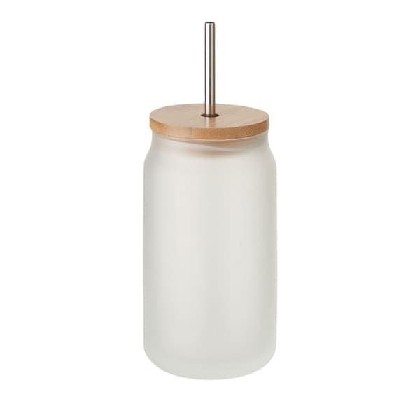 MidOcean Jarblim Sublimering 400ml Mason Jar One Size Transparent Transparent White One Size
