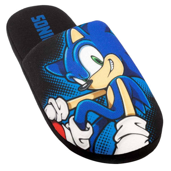 Sonic The Hedgehog Herrtofflor för Män 11 UK-12 UK Svart Black 11 UK-12 UK
