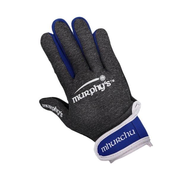 Murphys Unisex Adult Contrast Gaelic Gloves XL Grå/Blå/Vit Grey/Blue/White XL