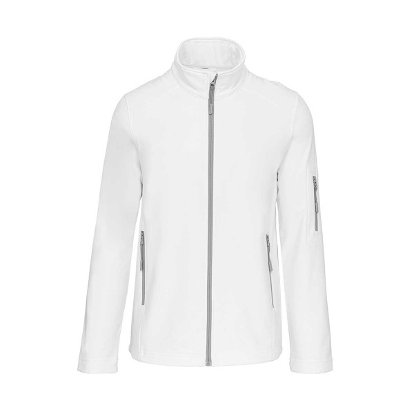 Kariban Herr Soft Shell Jacka M Vit White M