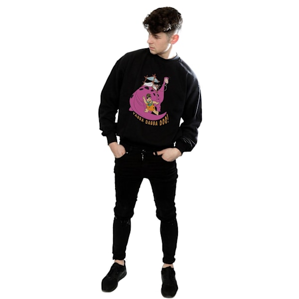 The Flintstones Herr Yabba Dabba Doo Sweatshirt XXL Svart Black XXL