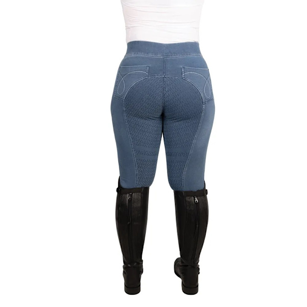 Hy Dam/Dam Elevate Chambray Denim Ridbyxor S Blå Blue S