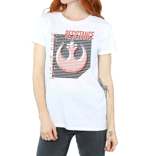 Star Wars Dam/Damer The Last Jedi Light Side Bomull Boyfrie White S