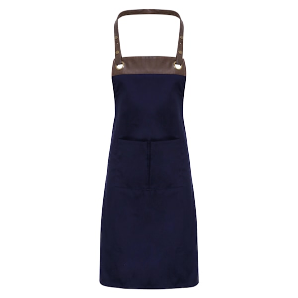 Premier Unisex Vuxen Espresso Hel Förkläde En Storlek Marinblå/Brun Navy/Brown One Size