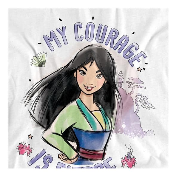 Mulan Dam/Dam Min Mod Är Häftig T-Shirt S Vit White S