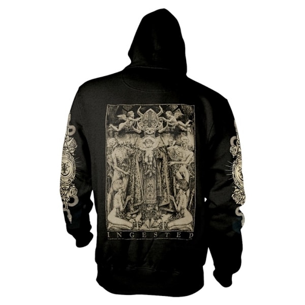 Ingested Unisex Vuxen Bishops Full Zip Hoodie S Svart Black S
