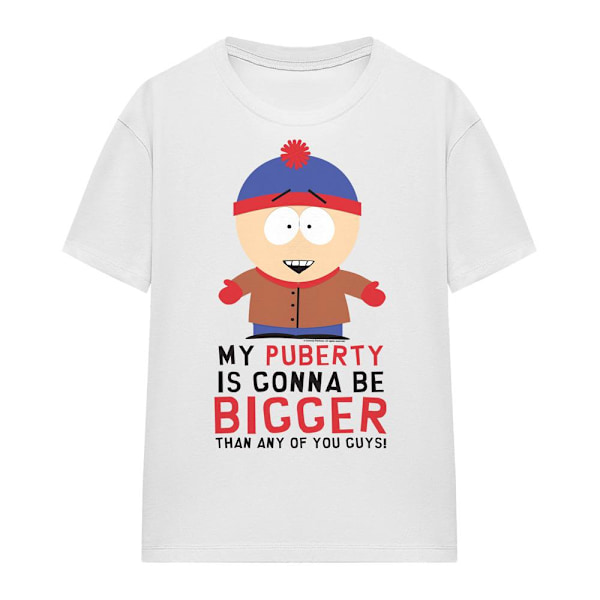 South Park Unisex Vuxen Puberty T-Shirt L Vit White L