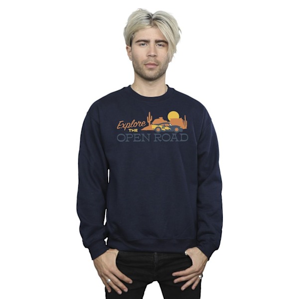 Disney Cars Explore The Open Road Sweatshirt S Marinblå Navy Blue S