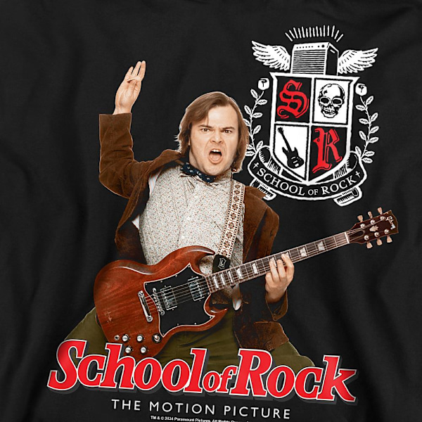 School of Rock Unisex Vuxen The Teacher Is In Sweatshirt XL Svart Black XL