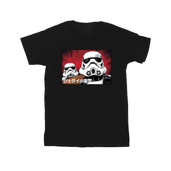 Star Wars Stormtrooper japansk T-shirt för män 5XL svart Black 5XL