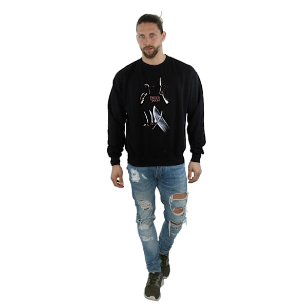 A Nightmare On Elm Street Herr Freddy Vs Jason Sweatshirt M Bla Black M