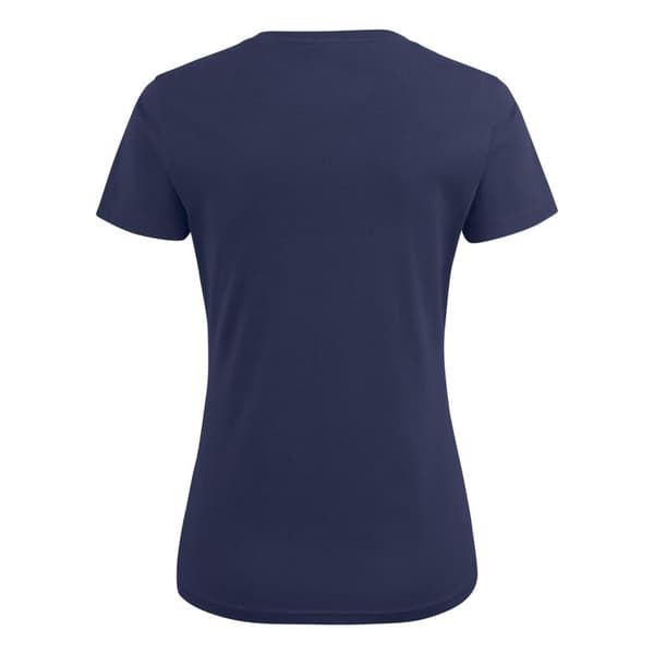Printer Dam T-shirt med V-ringning M Mörk Marinblå Dark Navy M