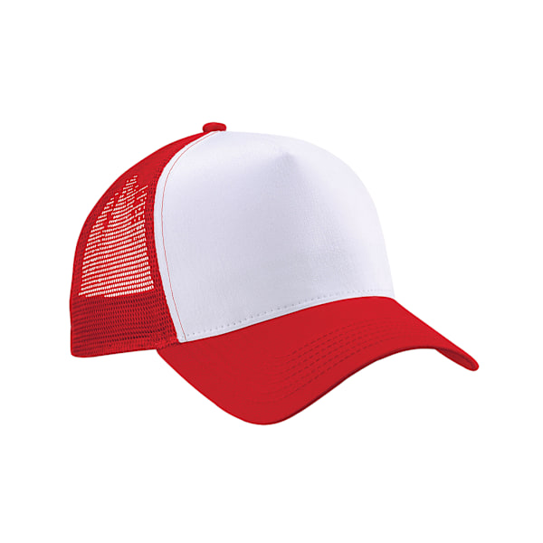 Beechfield Unisex Vuxen Snapback Trucker Cap En Storlek Klassisk R Classic Red/White One Size
