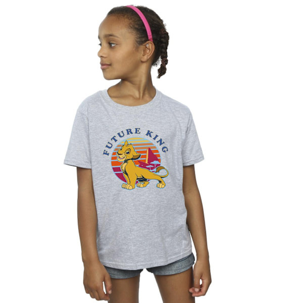 Disney Girls The Lion King Future King Bomull T-shirt 9-11 år Sports Grey 9-11 Years