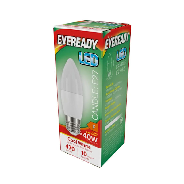 Eveready E27 LED Ljusbulb Liten Kylvitt Cool White One Size