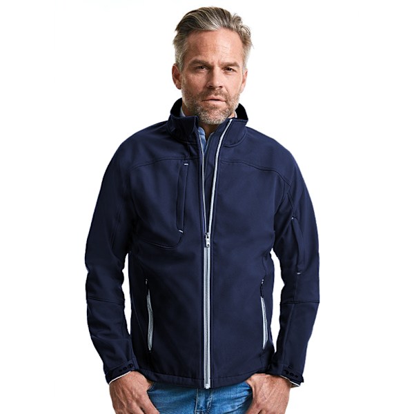 Russell Herr Bionic Softshell Jacka 4XL Fransk Marinblå French Navy 4XL