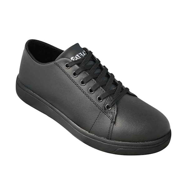 AFD Unisex Retro Lädersäkerhetsskor 6 UK Svart Black 6 UK