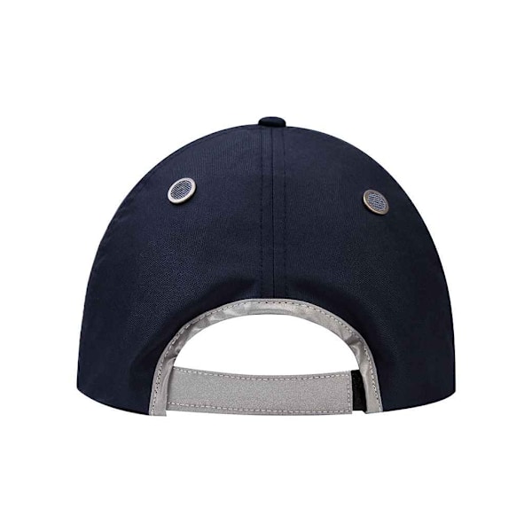 Yoko Hi-Vis Säkerhetsstöt Cap En Storlek Marinblå Navy One Size