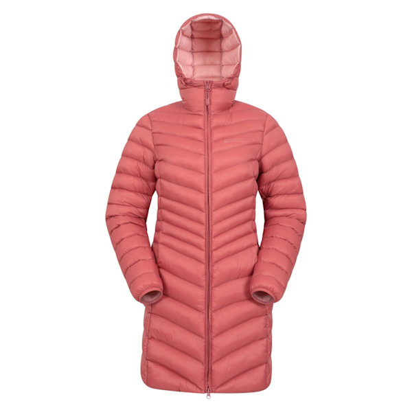 Mountain Warehouse Dam/Dam Florence Lång Vadderad Jacka 8 Rust 8 UK