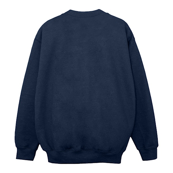 Elf Dam/Damer Jultomten Kommer Sweatshirt XXL Marinblå Navy Blue XXL