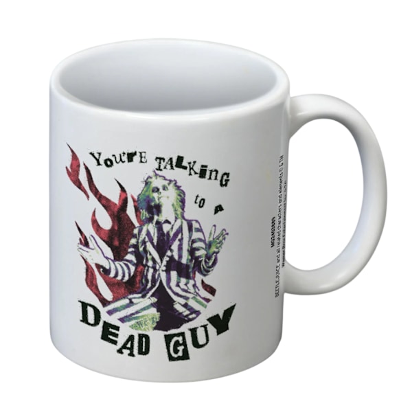 Beetlejuice You´re Talking To The Dead Guy Mugg One Size Vit White One Size